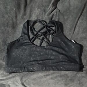 Constantly Varied Gear Black Owl Strappy Sports Bra